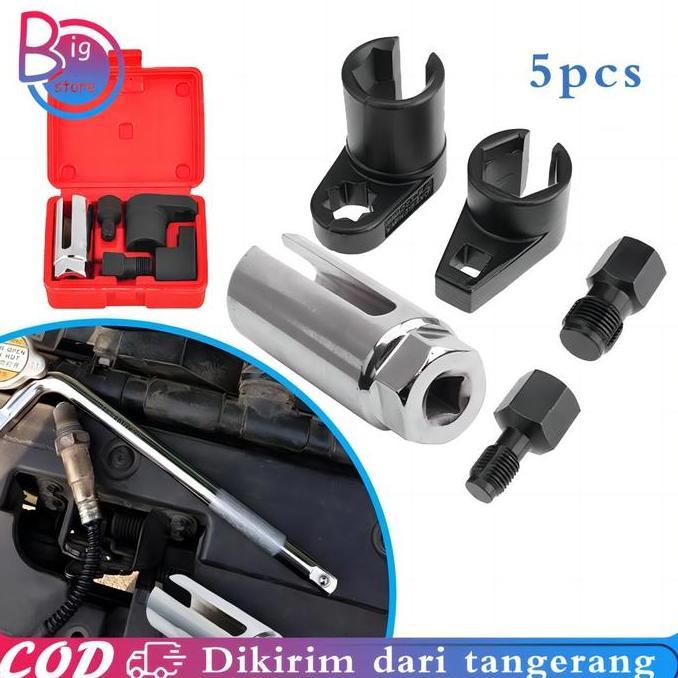 5pcs/Set Kunci Sensor O2 Kunci Oksigen Sensor Kunci Sensor O2 Mobil Kunci Sensor Oksigen Mobil