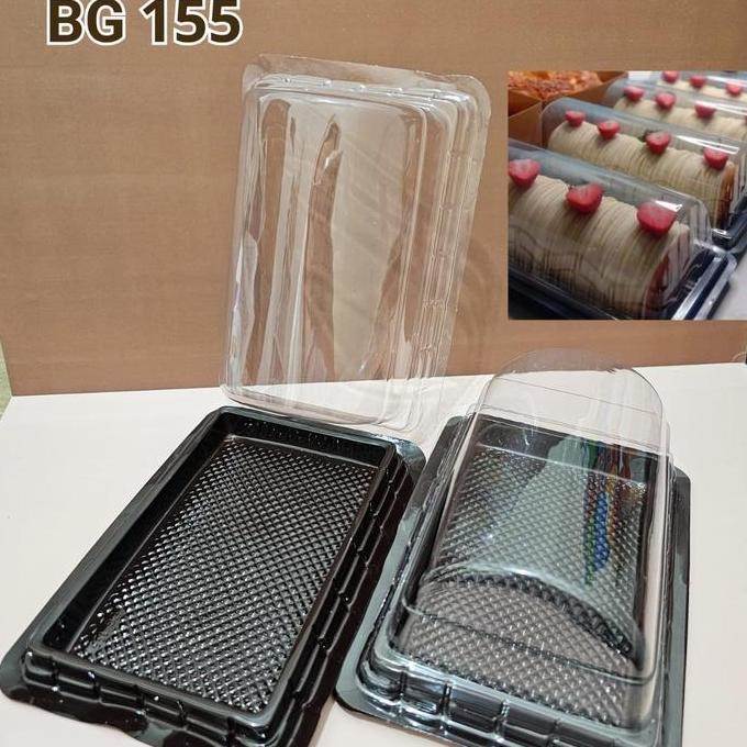 ISI 25PCS Mika Bolu Gulung BG 155 / Mika Bolu Gulung 19cm /Tray Mika Bolu Sedang / Kotak Bolu Gulung