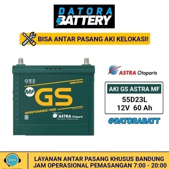 TERMURAH - Aki Mobil Suzuki Grand Escudo GS MF 55D23L 60 Ah 12 V Aki Kering