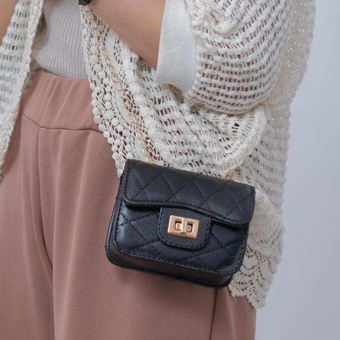 Kasora- Deltamode - Monnie Bag - Tas Mini Wanita - Tas Selempang Lucu Dan Imut Kulit