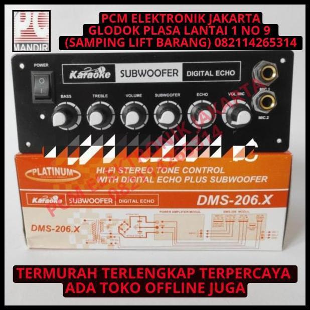 BEST DEAL KIT TONE CONTROL STERE MIC ECHO SUBWOOFER PLUS PANEL DMS206X DMS 206X 
