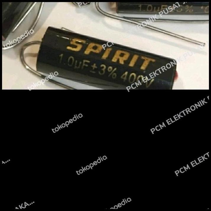 BEST DEAL KAPASITOR CAPACITOR SPIRIT 1UF 1 UF 400V 400 VOLT 400VOLT NONPOLAR ORI 