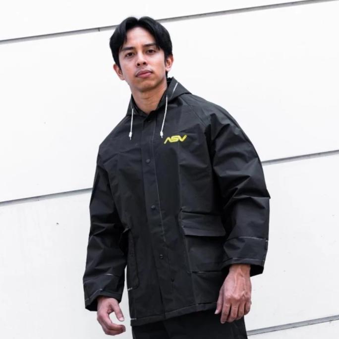 HARGA DISC - ASV Raincoat Osaka Eva - Black
