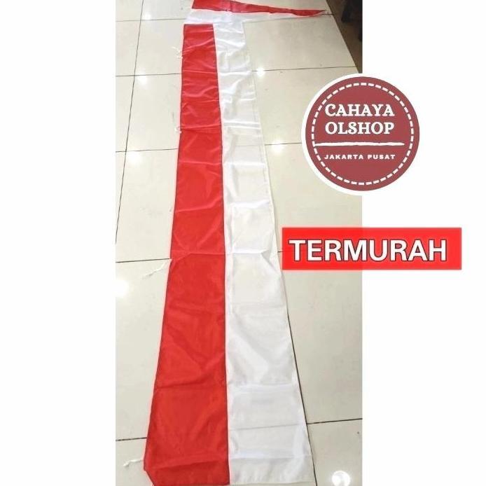 BENDERA UMBUL UMBUL MERAH PUTIH / LAYUR MERAH PUTIH / BAGDROP MERAH PUTIH / LAYUR MERAH PUTIH 4 METE