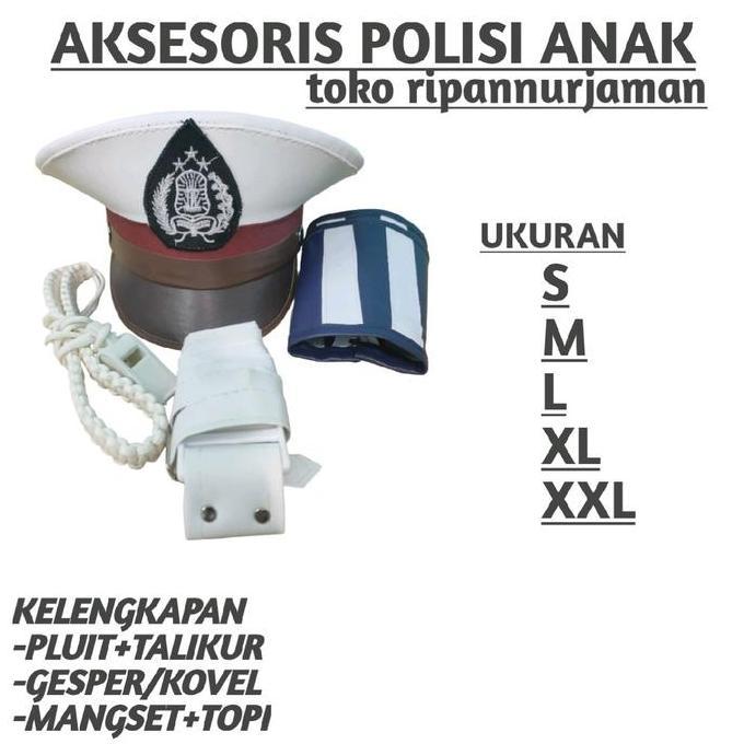 Aksesoris polisi anak / Atribut polisi anak (polantas kelengkapan anak tk polisi) Fashion