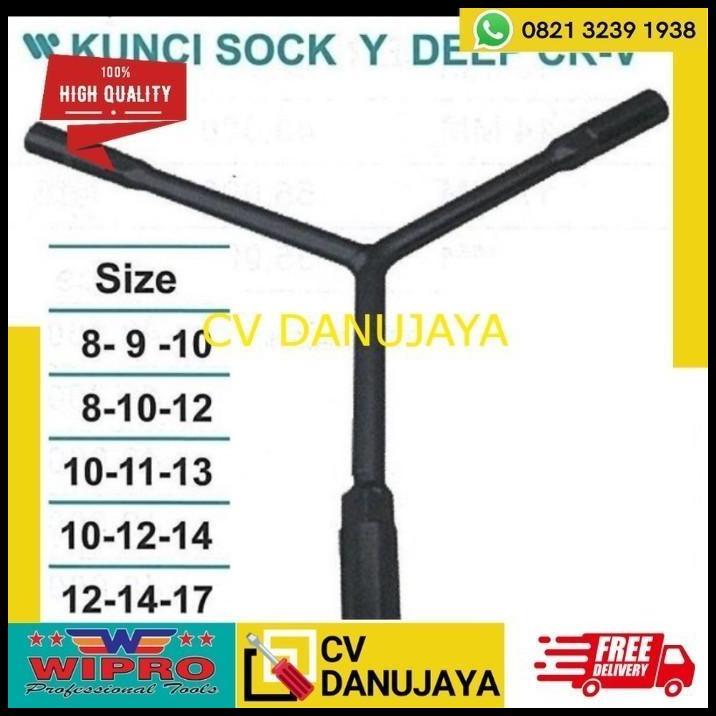 TERLARIS KUNCI SOCK SOK SHOCKET SHOCK Y DEEP 1 SET WIPRO !!!!!!!
