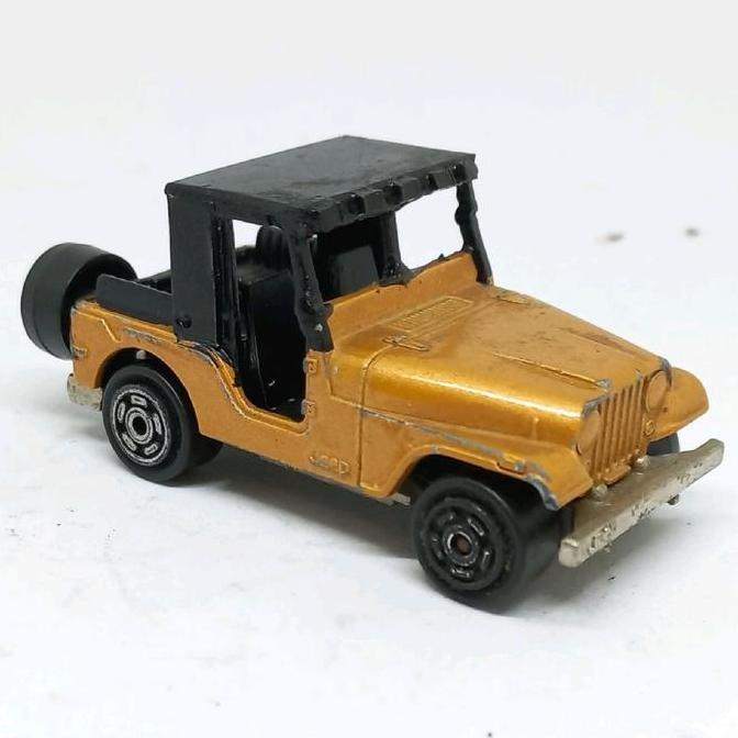 majorette 4x4 jeep cj5 made in france loose diecast junk custom 1/54 (s)