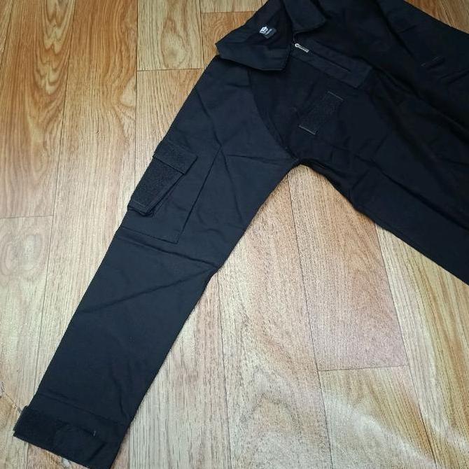 Kaos Tactical BDU Hitam Polos / Kaos Tactical / Kaos BDU Hitam Polos