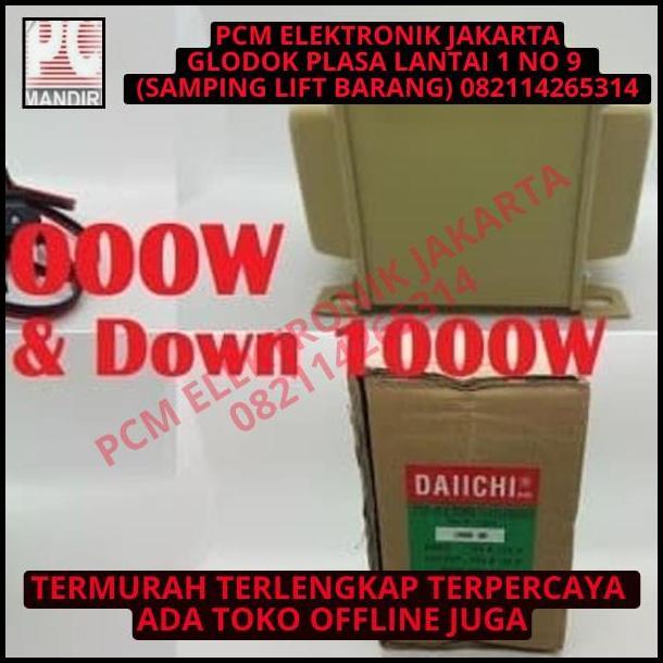 GRATIS ONGKIR STEP UP DOWN DAIICHI 1000W 1000WATT 110V KE 220V 110 VOLT 220 VOLT 