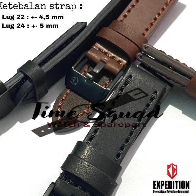 Strap Tali Jam Tangan Expedition Kulit Asli Kalep Jam Tangan Kulit
