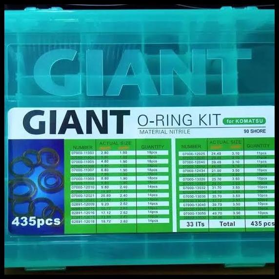 BEST DEAL ORING BOX GIANT KOMATSU / ORING KIT GIANT KOMATSU 