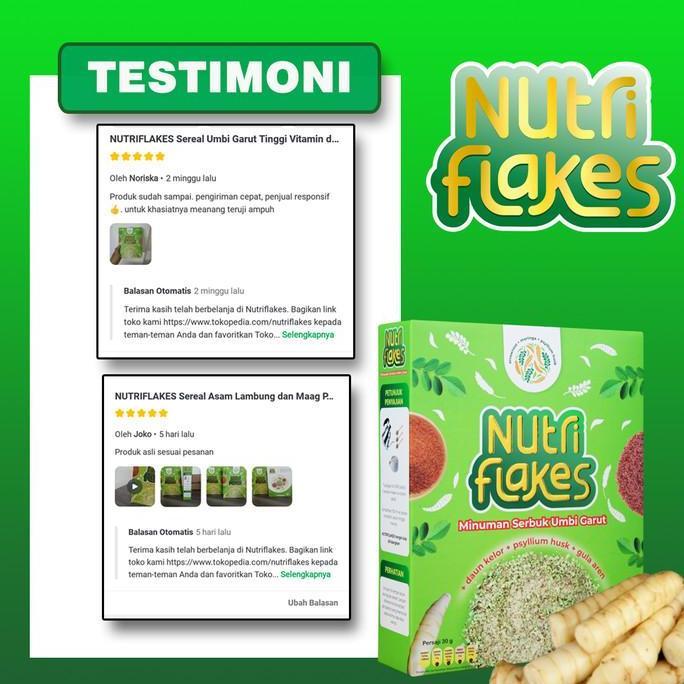 3 BOX ASLI NUTRIFLAKES ASAM LAMBUNG SEMBUH DALAM SEKALI SEDUH