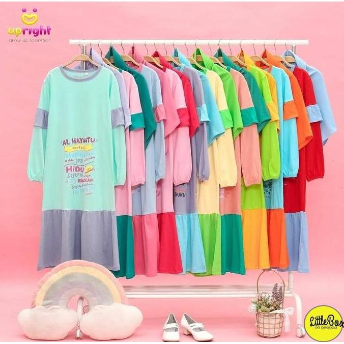 Gamis Set Hijab Anak Upright
