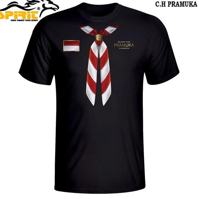 (Bisa di Custom) Kaos Baju Pramuka Pembina Lapangan Lengan Pendek Cotton Combed Stylish Untuk Pria &