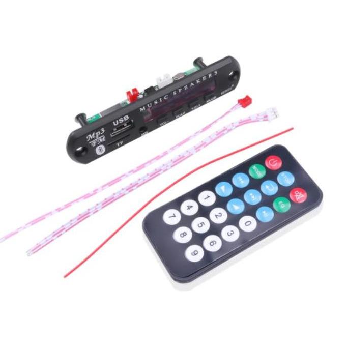 Promo Modul Dekoder Mp3 Dc 12V Nirkabel  5.0 Dengan Pemutar Mp3 Mobil, Perekaman Bicara, Usb, Radio 