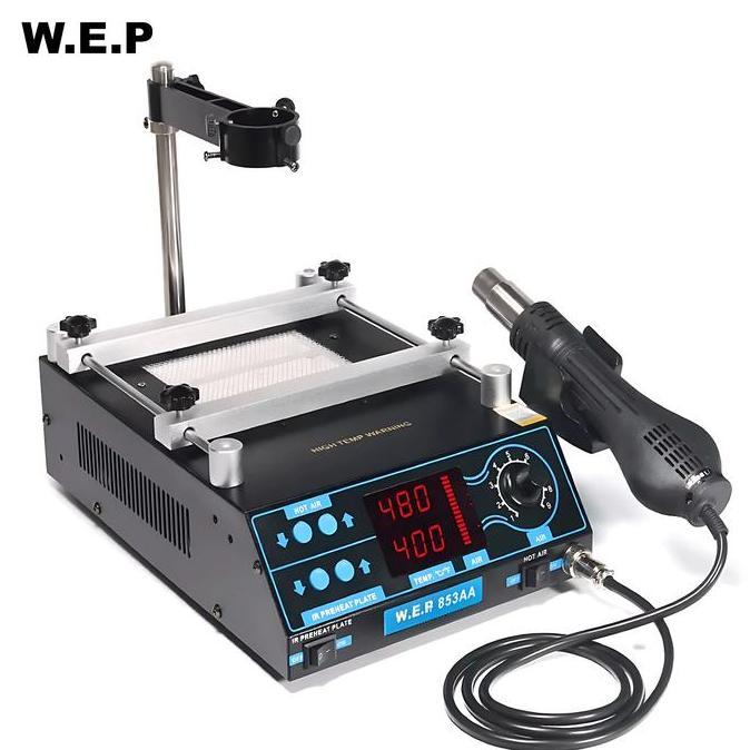 Sale Wep 2 In 1 Digital Smd Infrared Preheater Rework 853Aa Hitam Original
