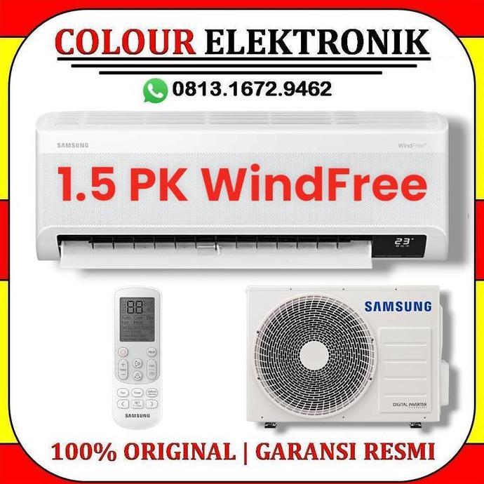 Grosir Samsung Ar13Byfanwknse Ac Windfree Lite 1.5 Pk  | Samsung Ac 1.5 Pk
