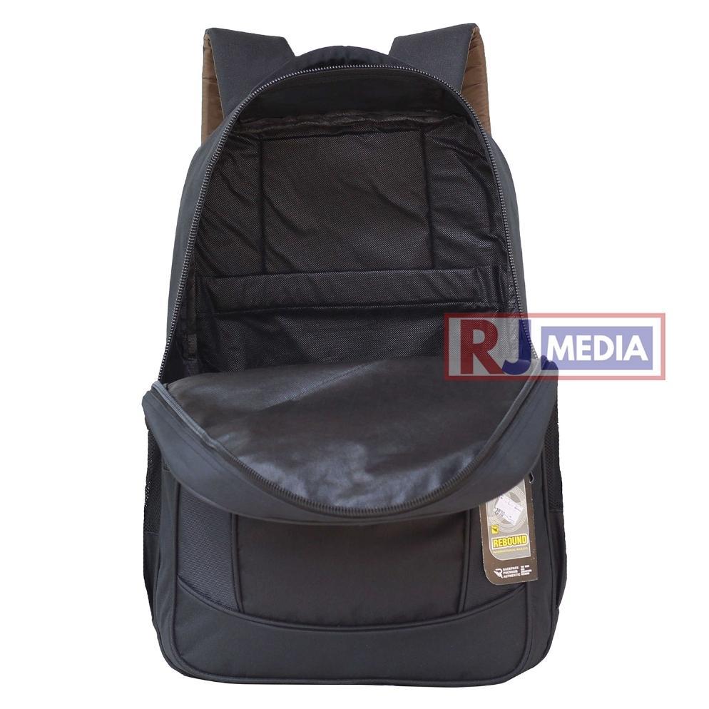 NEW DEALS Tas Sekolah 60 RIBUAN Pria Polo Alfito Hitam Polos Emboss Bonus Raincover Gendong Ransel P
