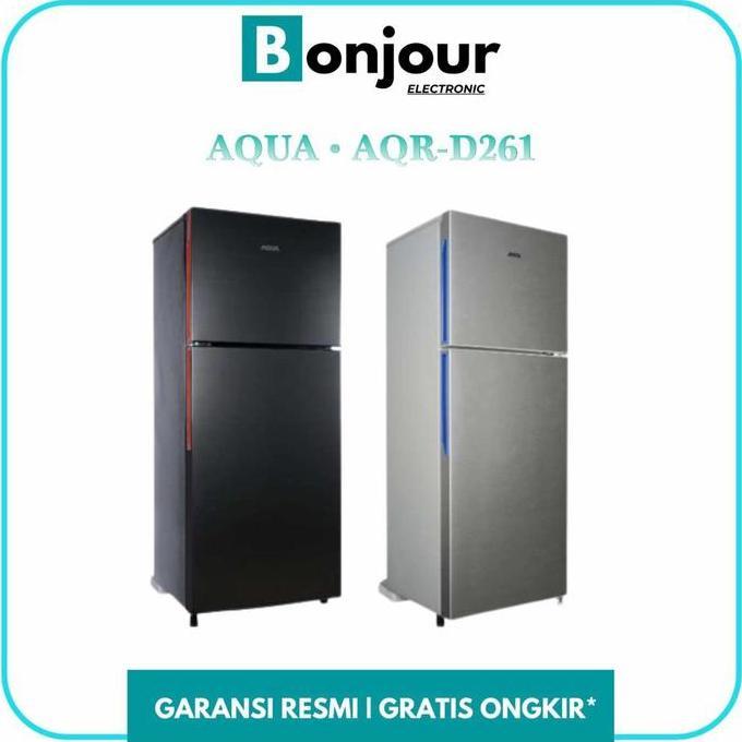 Grosir Aqr-D261-Ds/Ls Kulkas Aqua 2 Pintu 203 Liter Aqrd261 Aqua