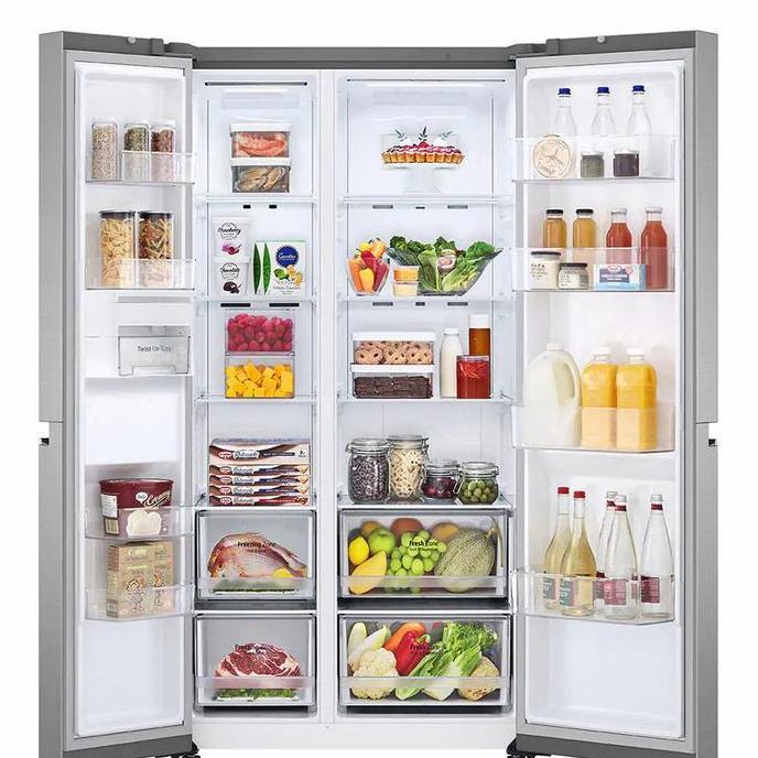 Promo Lg Side By Side Gcb257Slvl Inverter Gc-B257Slvl Kulkas Inverter Gcb257