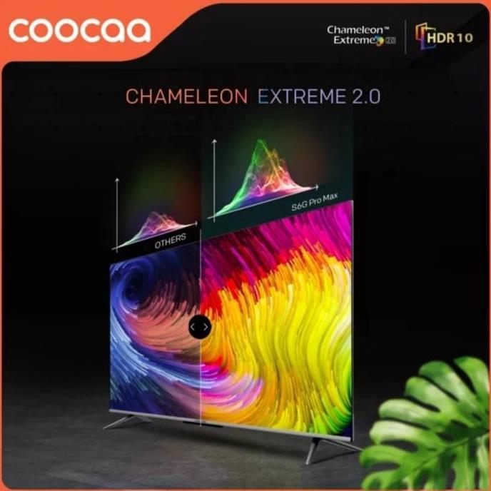 Murah Coocaa 50S6G Pro Max 4K Android Tv 50 Inch S6G Promax - 50S6G