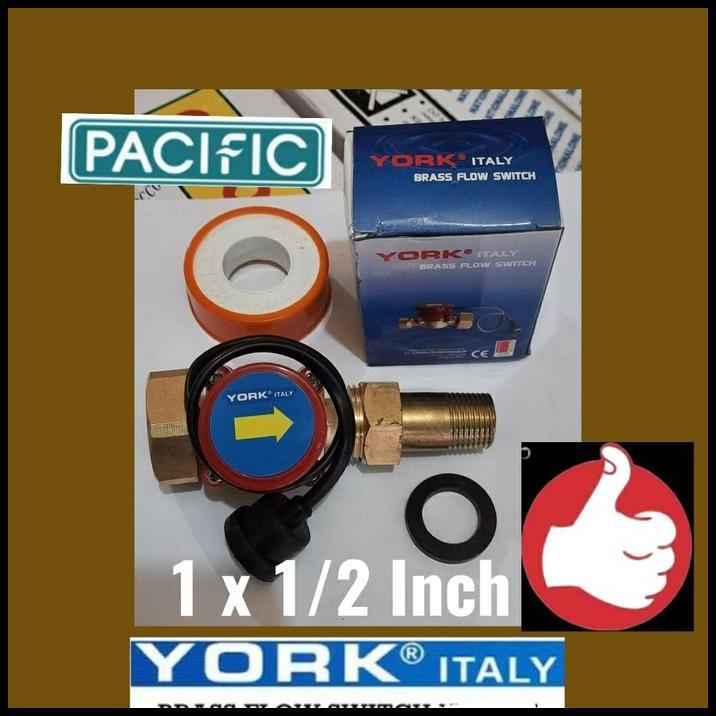 DISKON OTOMATIS YORK POMPA BOOSTER WATER FLOW SWITCH 1 X 1/2 INCH DEA WASSER 