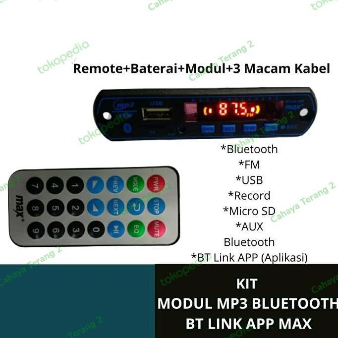 Promo Kit Modul Mp3 Bluetooth Bt Link App