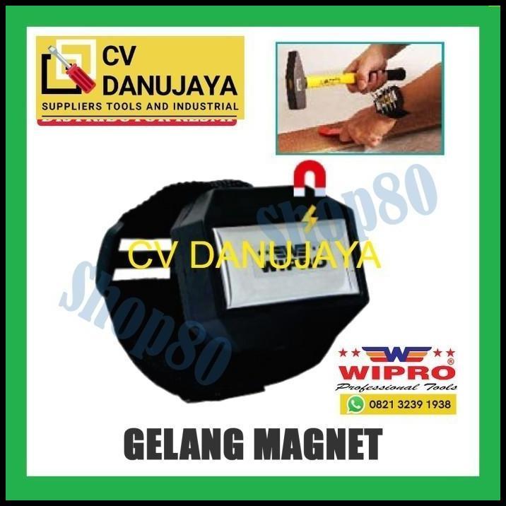 GRATIS ONGKIR WIPRO GELANG MAGNET SABUK TANGAN PERTUKANGAN TUKANG BANGUNAN 