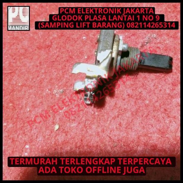 TERLARIS POTENSIO POLITRON POLYTRON 6P 6PIN 6KAKI 6 P PIN KAKI LURUS DRAT 