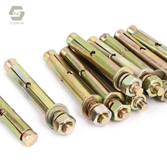 Promo Dynabolt Dinabolt M6 6 X 40Mm 6X40 Isi @500Pcs Baut Beton Brakcet Tembok Dinding M6X40