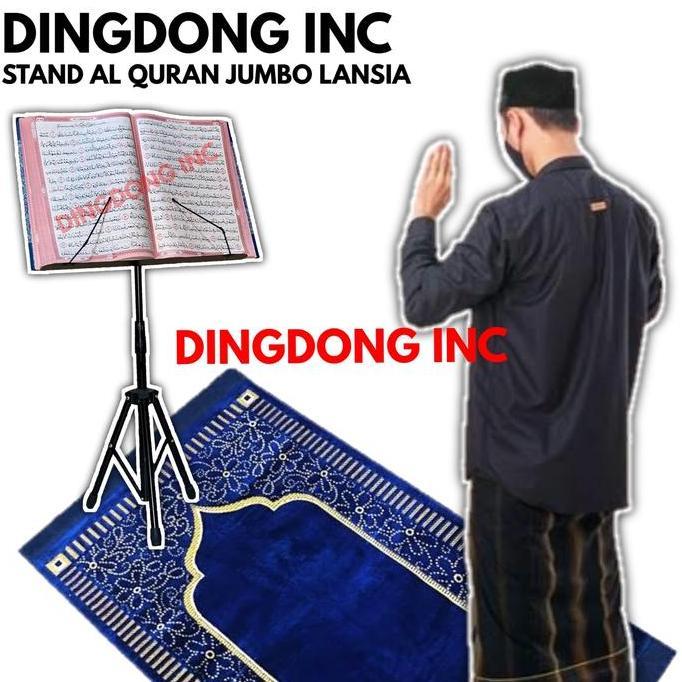 STAND ALQURAN LANSIA JUMBO DUDUKAN AL QURAN BESI KOKOH KUN