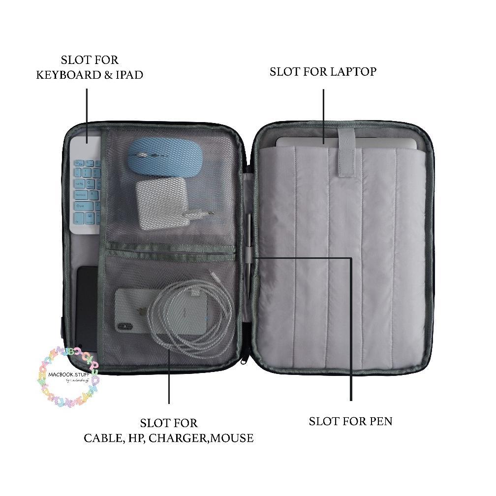 NEW PROMO TAS LAPTOP CLUTCH BOOK dompet Jinjing TAHAN ANTI AIR WATERPROOF WATER RESISTANT Laptop Bag