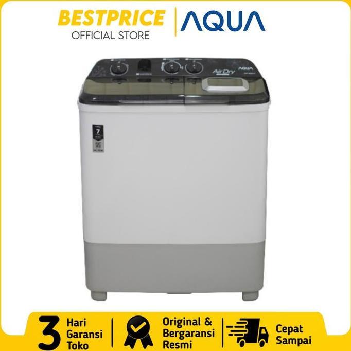 Sale Mesin Cuci Aqua 2 Tabung 8Kg Qw -860Xt Qw 860 Xt Qw860Xt Hijab Series