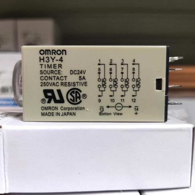TIMER OMRON H3Y-4 24VDC 5S / H3Y-4 24V DC 5 DETIK