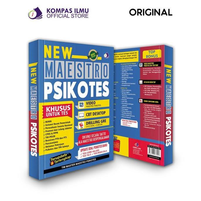 kliolangpara - buku psikotes tni polri cpns| new maestro psikotes gratis buku cpns psychology