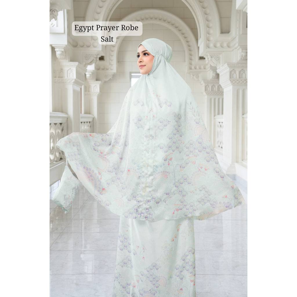 EGYPT PRAYER ROBE BUTTONSCARVES MUKENA