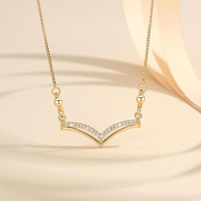 Kyuu- Y215 Kalung Fuji Liontin Titanium Mewah Asesoris Wanita Perhiasan  Perhiasan Kalung Fuji Kalun