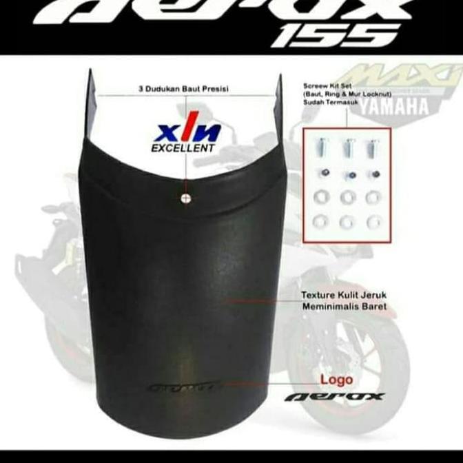 MUDFLAP SAMBUNGAN SPAKBOR DEPAN AEROX 155 TERBATAS