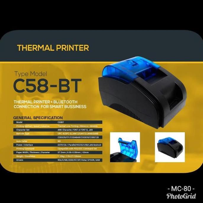 BRI LINK MOKA POS PRINTER BLUETOOTH ANDROID (MOKAPOS BRILINK) ORIGINAL DAN TERPERCAYA