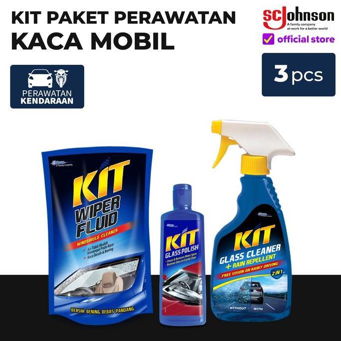 Kit Paket Perawatan Kaca Mobil