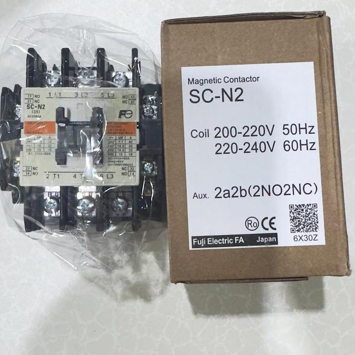 Garansi Contactor Fuji Electric Sc-N2 / Scn2 / Sc N2 / Sc N 2 / Scn 2 Kontaktor Fuji Elektrik Sc-N2 