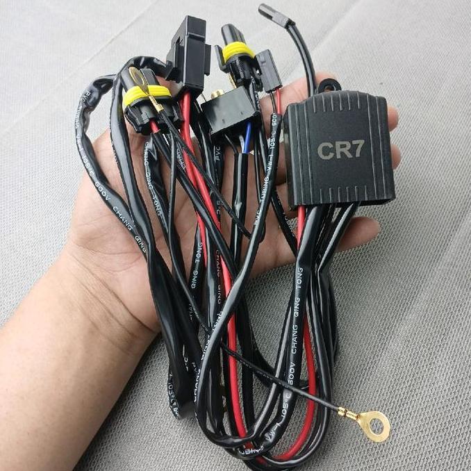 Promo Kabel Relay Set H4 Relay Lampu Biled Projie HID Led Motor Led Mobil H4 CR7 12V Premium Quality