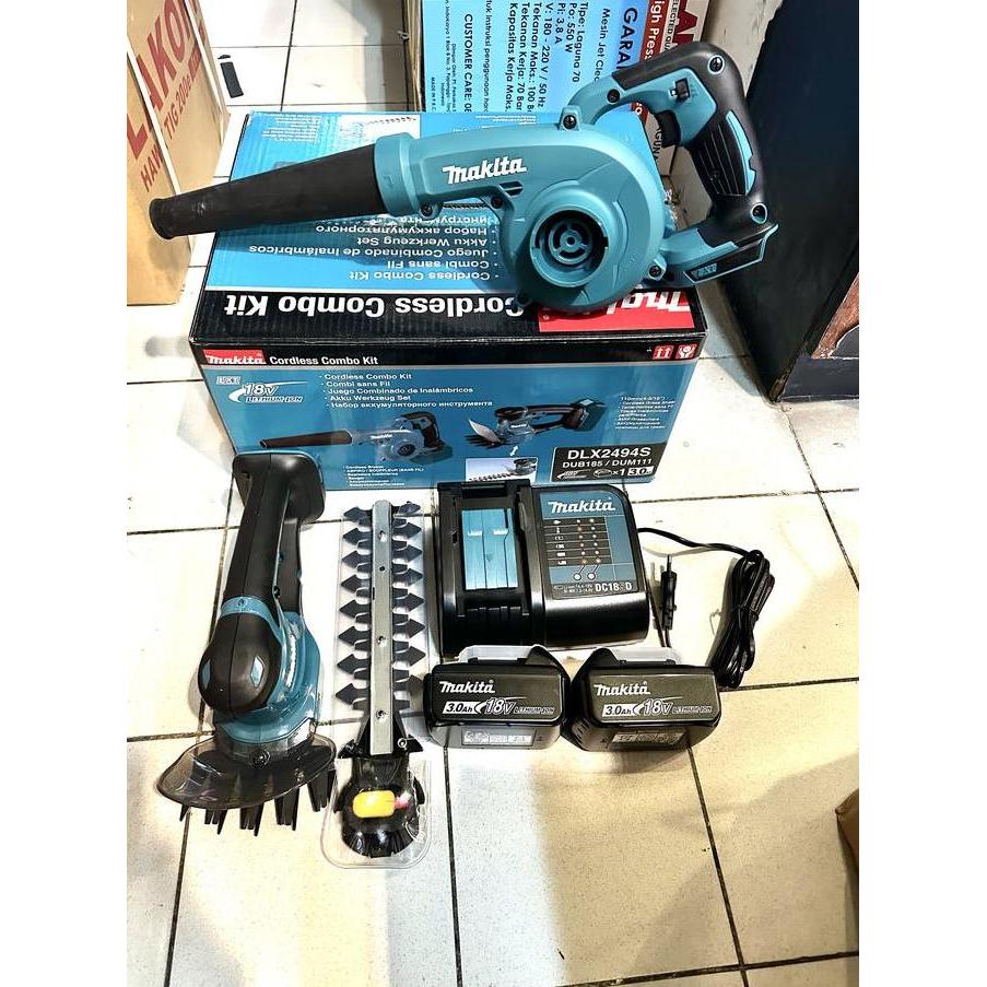 Jual Baru Mesin Potong Rumput + Blower Cordless Makita Dlx2494S