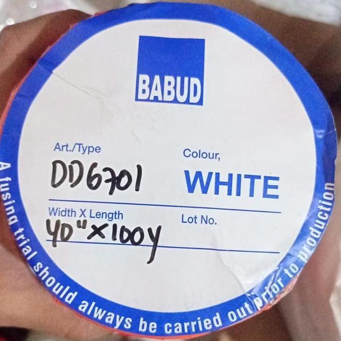 pradipta.riyadi - [1 roll] Kain Keras Kodok 671 - Kain Keras Tipis Lem Bintik - Kain Keras Babud A67