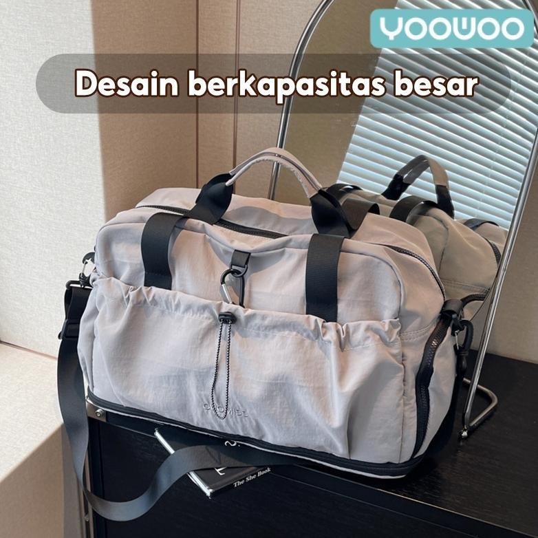 sale YooWoo Tas Gym Travel Multifungsi / Tas Duffel Wanita / Tas Olahraga Premium / Tas Travel Kabin