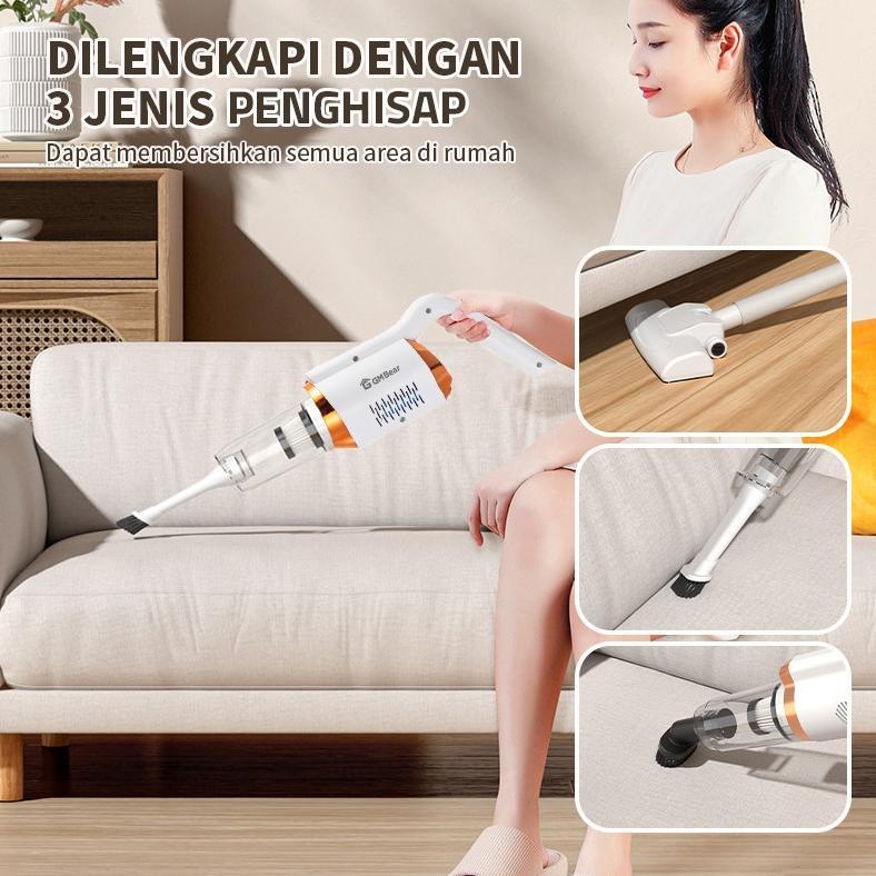 HOT DEALS GM Bear Vacuum Cleaner Wireless 2034 - Penyedot Debu Kasur Karpet Vacum Cleaner