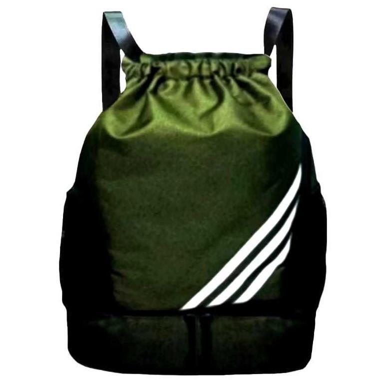 Discount Tas Ransel olahraga Unisex Tas Sepatu futsal Tas gym Tas Serut Premium Tas gendong Kecil An