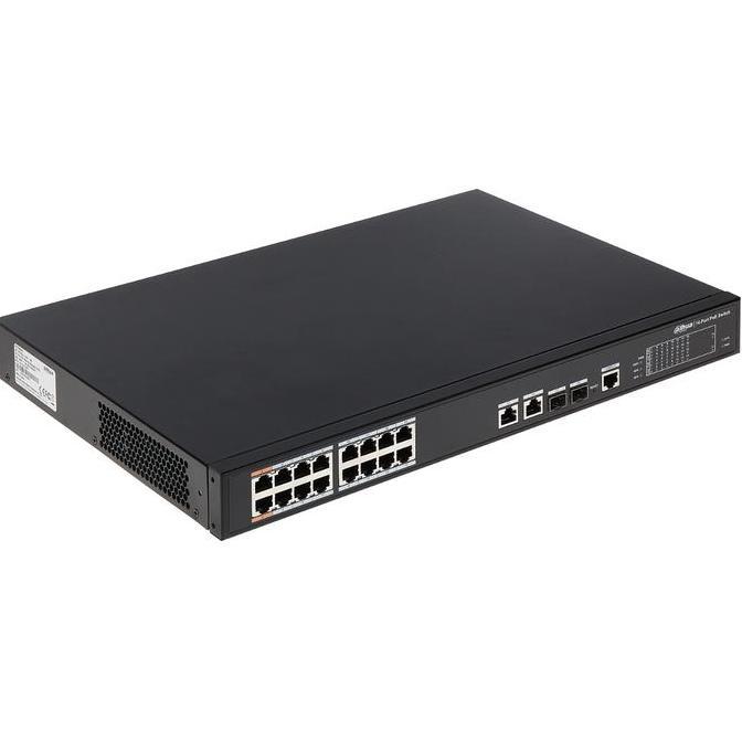NEW POE SWITCH DAHUA 16CH PFS4218-16ET-240 16-Port PoE Switch