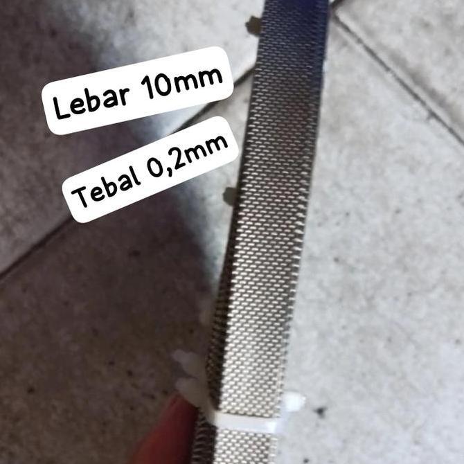 KAWAT NIKELIN MOTIF lebar 10mm tebal 0,2mm