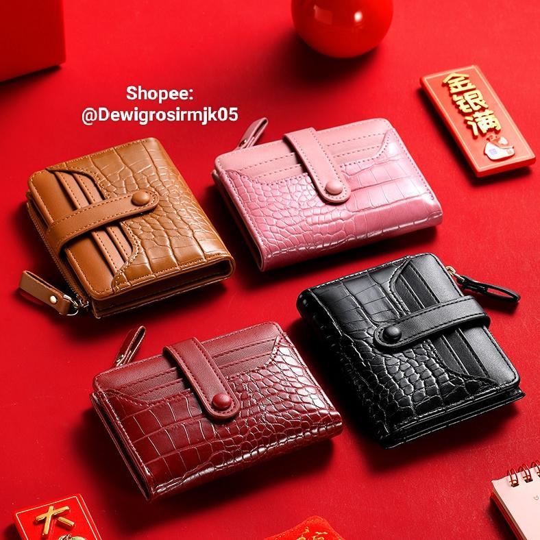 NEW PROMO (IMPORT KOREA) Dompet lipat wanita dompet kecil wanita dompet mini wanita dompet kartu wan